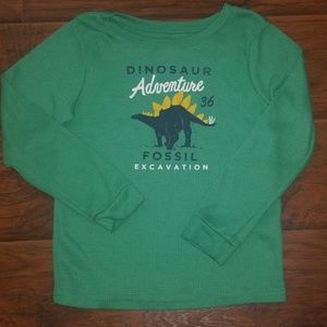 Carter's long sleeve waffle knit top.